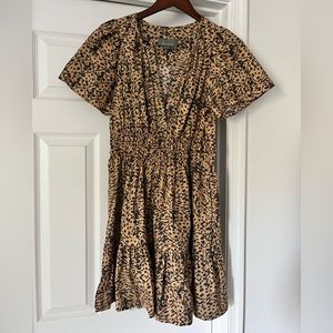 Anthropologie Leopard Print Dress